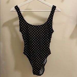 Vintage Chanel Polka Dot Bathing Suit